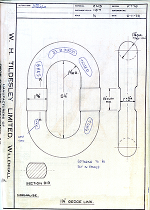 Barzillai Hingley & Sons LTD  1 1/4