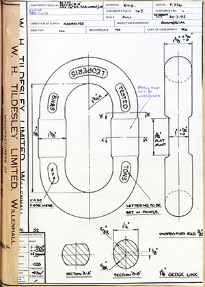 Barzillai Hingley & Sons LTD  1 1/4