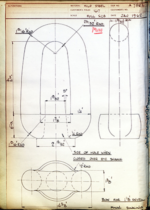 Barzillai Hingley & Sons LTD  Bow for 1 1/8