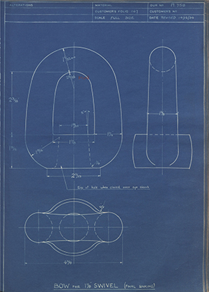 Barzillai Hingley & Sons LTD  Bow for 1 1/8