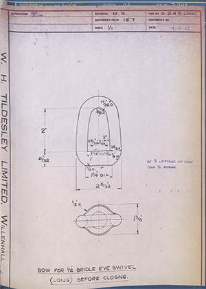 Barzillai Hingley & Sons LTD  Bow for 1/2