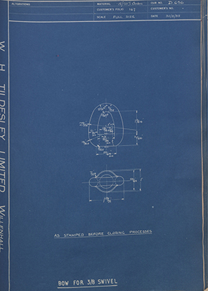 Barzillai Hingley & Sons LTD  Bow for 3/8