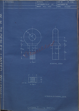 Barzillai Hingley & Sons LTD  Eyebolt 5/8