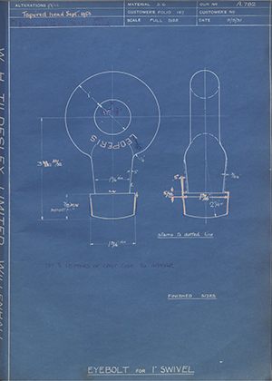 Barzillai Hingley & Sons LTD  Eyebolt for 1