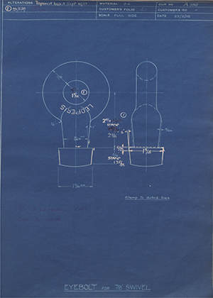 Barzillai Hingley & Sons LTD  Eyebolt for 7/8