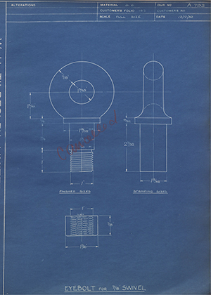 Barzillai Hingley & Sons LTD  Eyebolt for 7/8