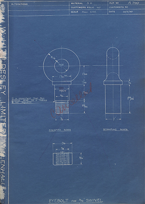 Barzillai Hingley & Sons LTD  Eyebolt for 3/4