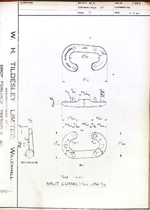 Barzillai Hingley & Sons LTD  Split Connecting Link 1/2