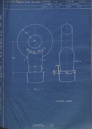 Barzillai Hingley & Sons LTD  Swivel 1 1/8