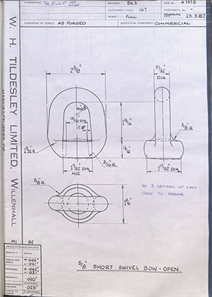 Barzillai Hingley & Sons LTD  5/8