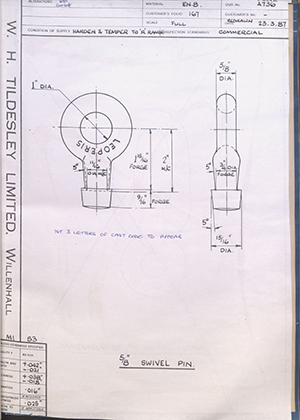 Barzillai Hingley & Sons LTD  5/8