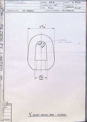 Barzillai Hingley & Sons LTD  3/4