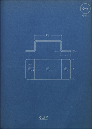 Burton Delingpole & Co Clip WH Tildesley Forging Technical Drawing