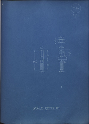 Burton Delingpole & Co Scale Centre WH Tildesley Forging Technical Drawing