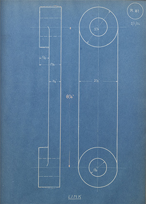 Edge & Sons Link WH Tildesley Forging Technical Drawing