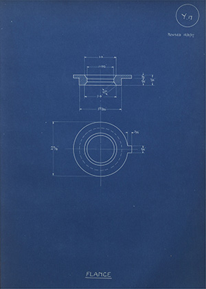 Enrique Payton Ltd Flange WH Tildesley Forging Technical Drawing