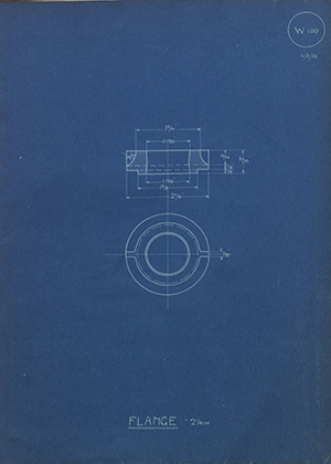 H.E Rudge & Company Flange - 2 1/4