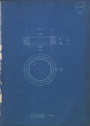 H.E Rudge & Company Flange - 3 1/4