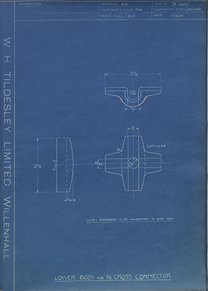 H.M Admiralty DTM/BD/70/30 Lower Body for 1 1/2