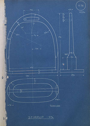 Harris H. B Stirrip - 4 3/4