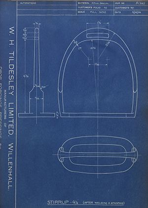 Harris H. B Stirrup - 4 1/2