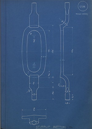 Harris H. B Stirrup Bottom - 4 3/4