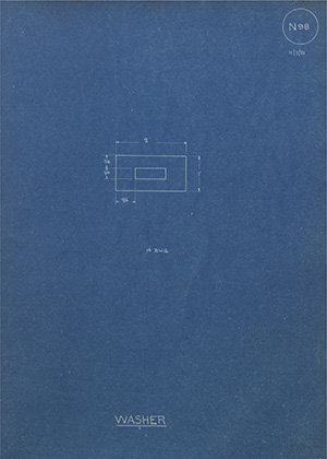 J Gerber & Co Ltd Washer WH Tildesley Forging Technical Drawing