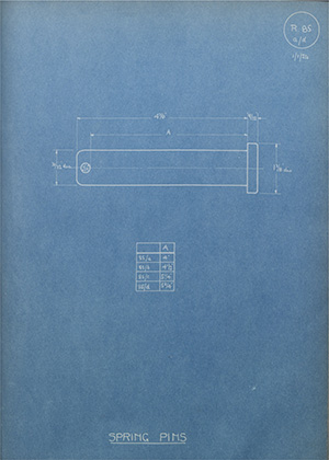 James Howden & Company Ltd Link WH Tildesley Forging Technical Drawing