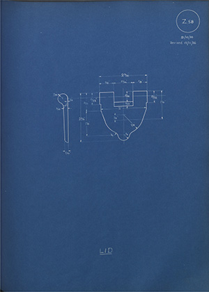 Jenks Cattell Ltd Lid WH Tildesley Forging Technical Drawing