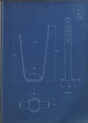 John Shaw & Sons Ltd  WH Tildesley Forging Technical Drawing