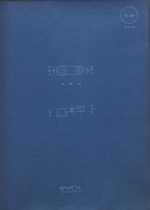 Kirk & Coutts Wyper WH Tildesley Forging Technical Drawing