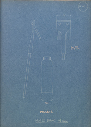 Mane Drag - 6 Teeth WH Tildesley Forging Technical Drawing