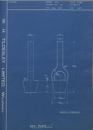 Martin Precision & Manufacturing Engineering LTD  Wad Punch 1