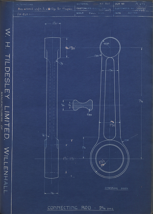 Matchless Motorcycles LTD 12146 / 12046 / 30042 Connecting Rod 2 3/4