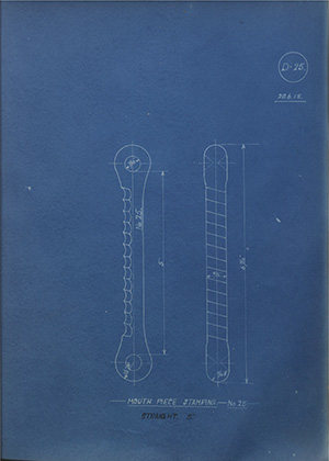 Mouth Piece Stamping - No25 - Straight 5