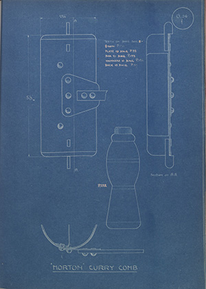 Norton Curry Comb WH Tildesley Forging Technical Drawing