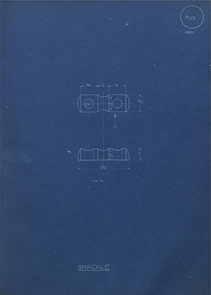 Phoenix Motors  Shackle WH Tildesley Forging Technical Drawing
