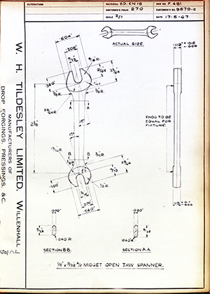 The British Tool & Engineering Co 9579-C 1/4