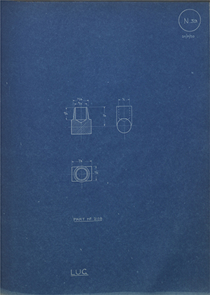 The Gloucestershire Aircraft Co LTD 2058 Lug WH Tildesley Forging Technical Drawing