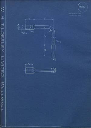 The High Commissioner for the Union of South Africa Combination Carriage Keys WH Tildesley Forging Technical Drawing