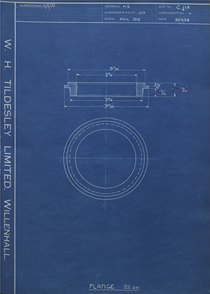 The Valor Company LTD  Flange - 2 1/2