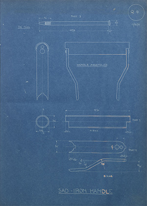 Thomas Green & Co Loops WH Tildesley Forging Technical Drawing