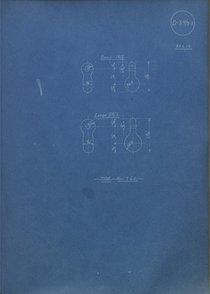 Tids - No2 & 3 WH Tildesley Forging Technical Drawing