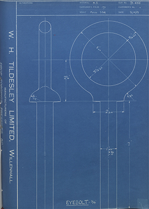 Woodhouse Brothers - William Griffin & Sons LTD  Eyebolt - 3/4