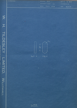 Woodhouse Brothers - William Griffin & Sons LTD  Link WH Tildesley Forging Technical Drawing