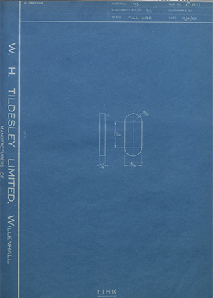 Woodhouse Brothers - William Griffin & Sons LTD  Link WH Tildesley Forging Technical Drawing