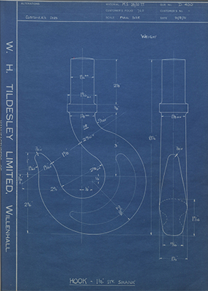 Youngs (Lifting Appliances) LTD  Hook - 1 1/4