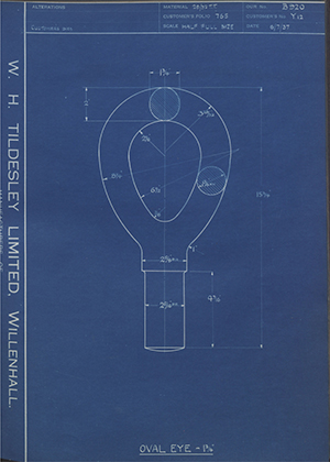 Youngs (Lifting Appliances) LTD Y12 Oval Eye 1 3/4