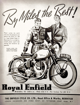 Enfield Cycle Company Ltd advert