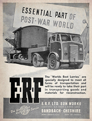 E.R.F. advert